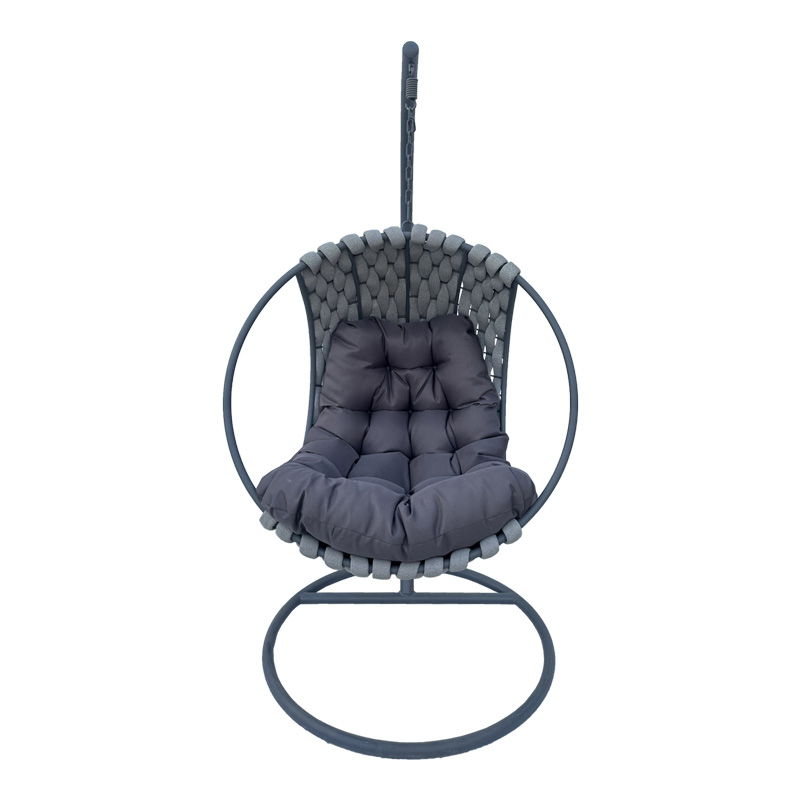 Люлка Nest с основа Makito в сив нюанс 100x105x195см