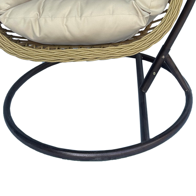 Люлка Nest с основа Varur ратан в бежов нюанс 120x105x195см - Image 6