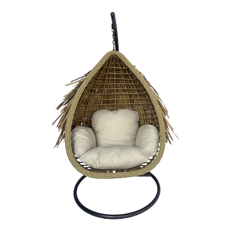 Люлка Nest с основа Varur ратан в бежов нюанс 120x105x195см
