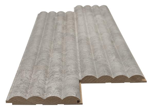 МДФ 3D Стенен панел ЧИКАГСКИ БЕТОН Wave Standard 804070 16/119/2750мм