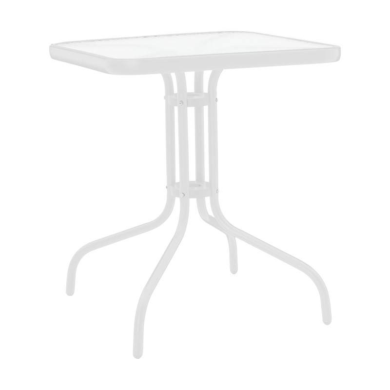 Градински комплект мебели Watson-Calan 3бр бял - бежов 70x70x70см - Image 5