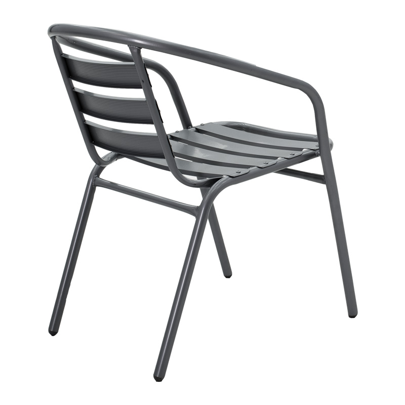 Градински комплект мебели Watson-Tade 3бр антрацит Φ60x70см - Image 3