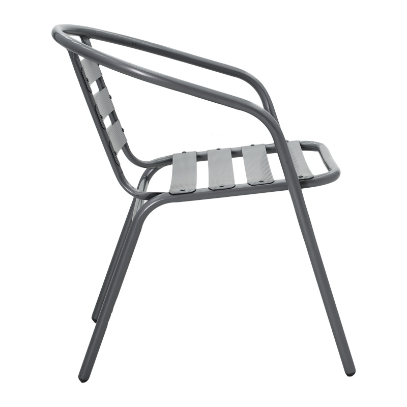 Градински комплект мебели Watson-Tade 3бр антрацит Φ60x70см - Image 4