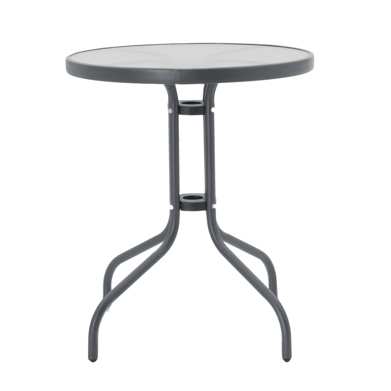 Градински комплект мебели Watson-Tade 3бр антрацит Φ60x70см - Image 6