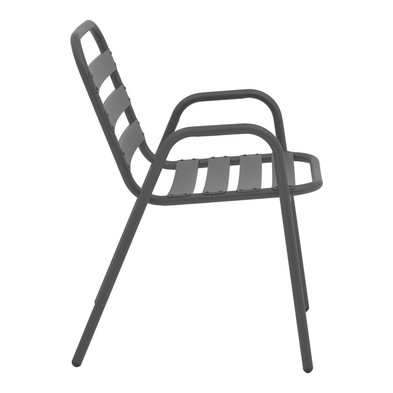 Градински комплект мебели Watson-Sussie цвят антрацит 70x70x70см - Image 4