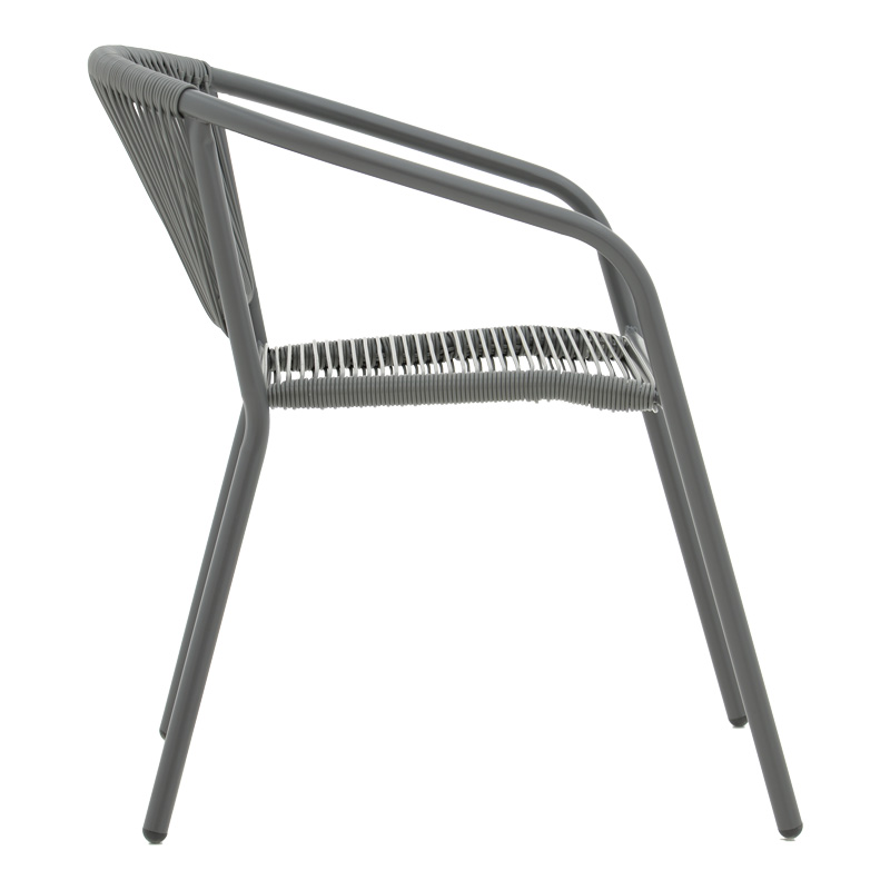 Градински комплект мебели Watson-Lindaria цвят антрацит 70x70x70см - Image 4