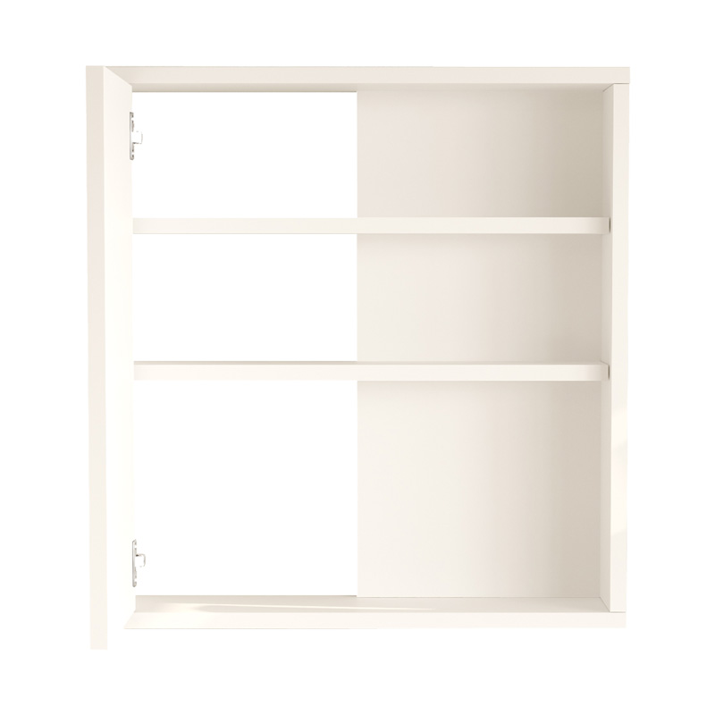 Шкаф за баня Bagno с огледало в бяло 60x14.5x63.6см - Image 4