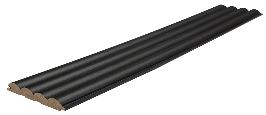 МДФ 3D Стенен панел ЧЕРЕН Wave Standard 805090 16/119/2750мм - Image 2
