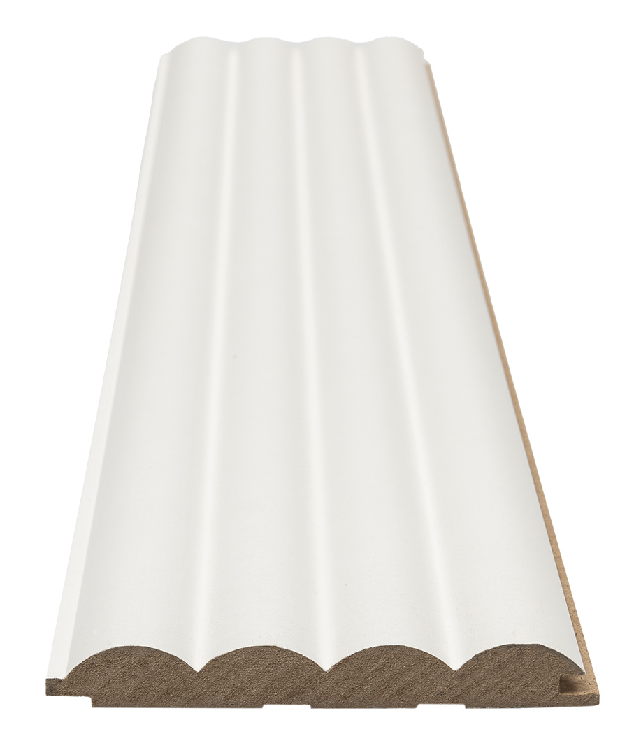МДФ 3D Стенен панел БЯЛ Wave Standard 802040 16/119/2750мм - Image 2