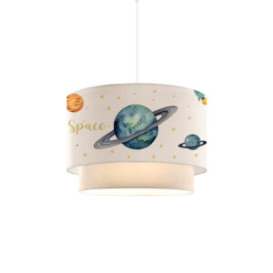 Детска плафониера Saturn многоцветна Φ30x20см