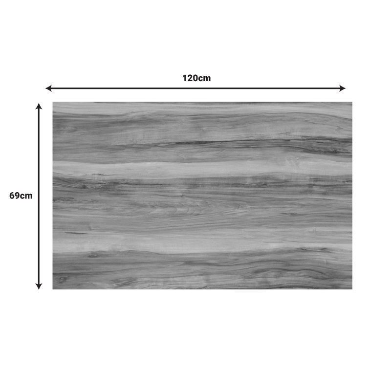 Плот за маса Noble HPL орех 69x120см 12мм дебелина - Image 2