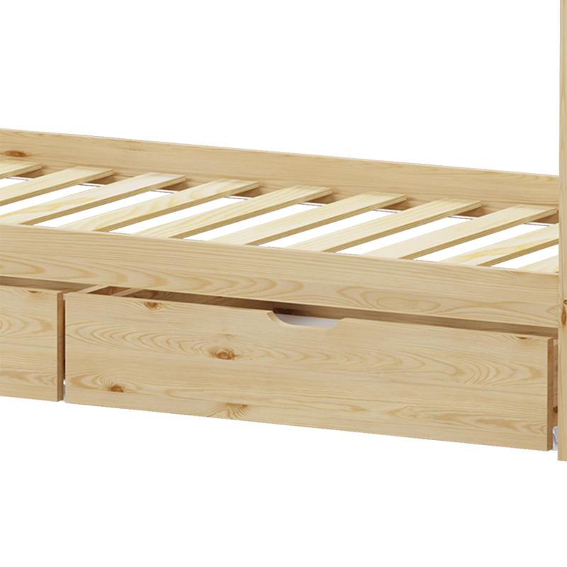Детско легло Mellin Montessori борово дърво в естествен нюанс 90x190см - Image 8