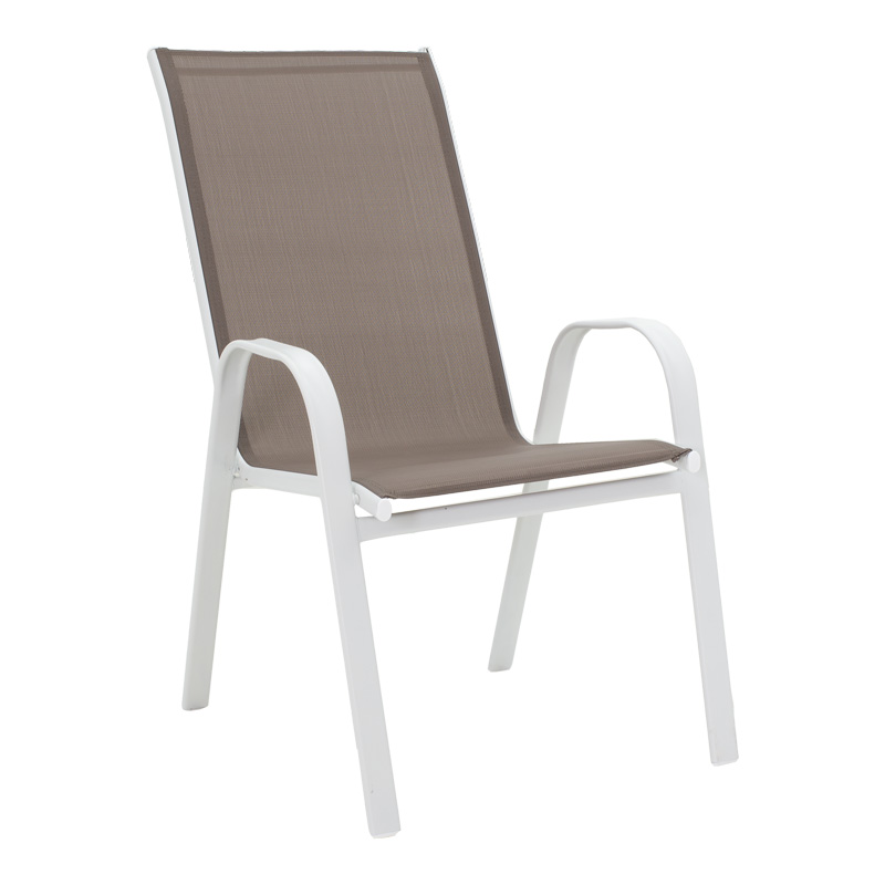 Комплект градинска маса Calan-Ensure 5бр в бял нюанс 120x70x70см - Image 2
