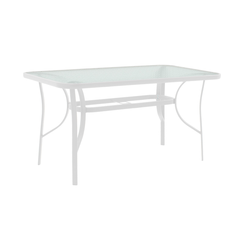 Комплект градинска маса Calan-Ensure 5бр в бял нюанс 120x70x70см - Image 5