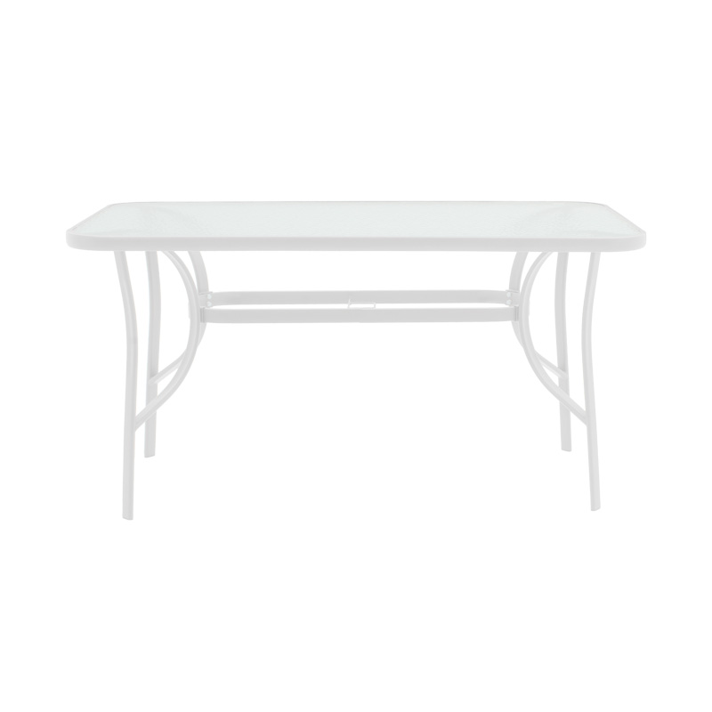 Комплект градинска маса Calan-Ensure 5бр в бял нюанс 120x70x70см - Image 6
