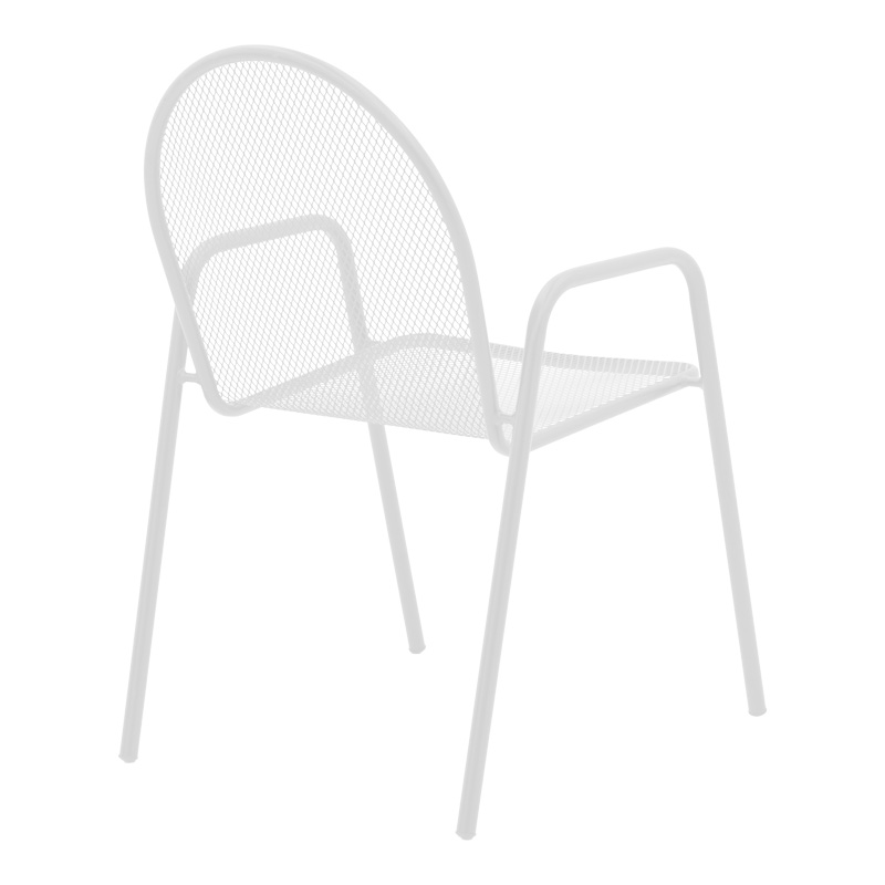 Комплект градинска маса Watson-Tarete 3бр метал в бяло 70x70x70см - Image 3