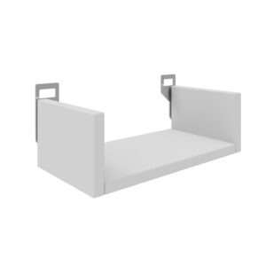 Стенен рафт Derva в бяло 30x15x10см