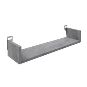 Стенен рафт Derva в сив нюанс 60x15x10см