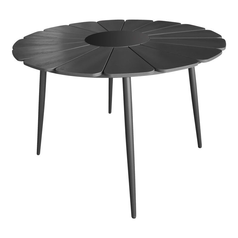 Комплект градинска маса Pinap-Dashiell от 5бр Φ110x74см - Image 5