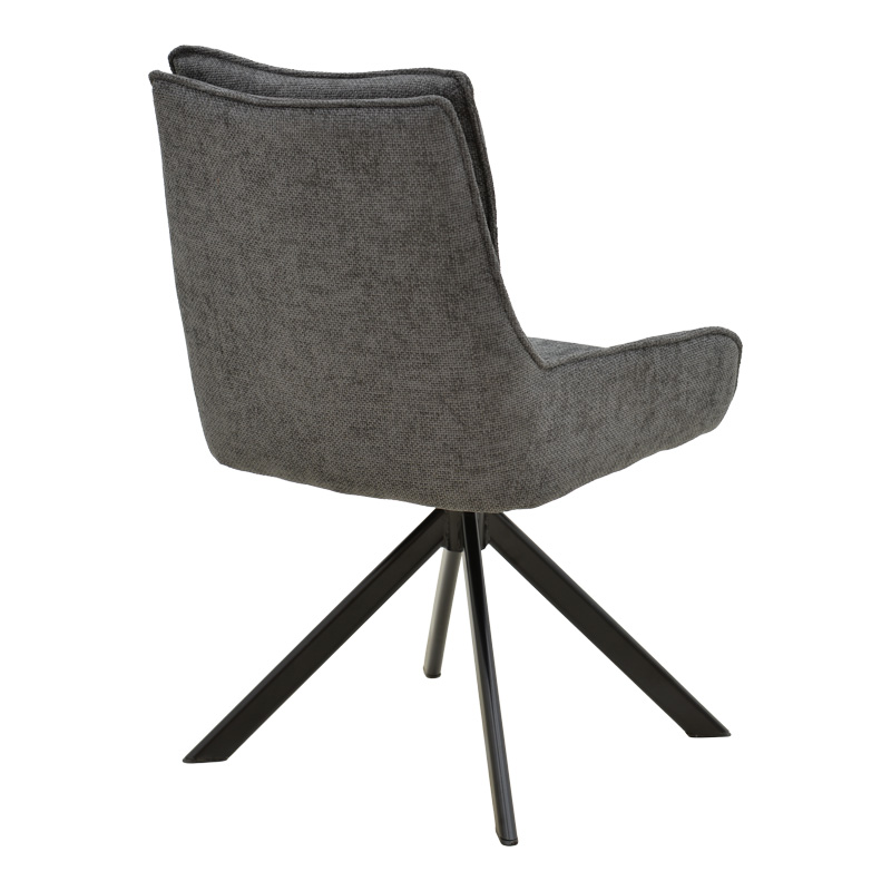 Стол Konelian цвят антрацит 54x63x88см - Image 2