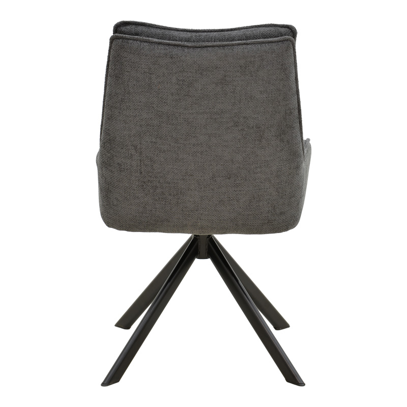 Стол Konelian цвят антрацит 54x63x88см - Image 5