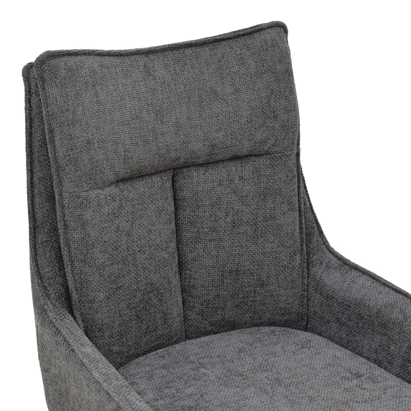 Стол Konelian цвят антрацит 54x63x88см - Image 6