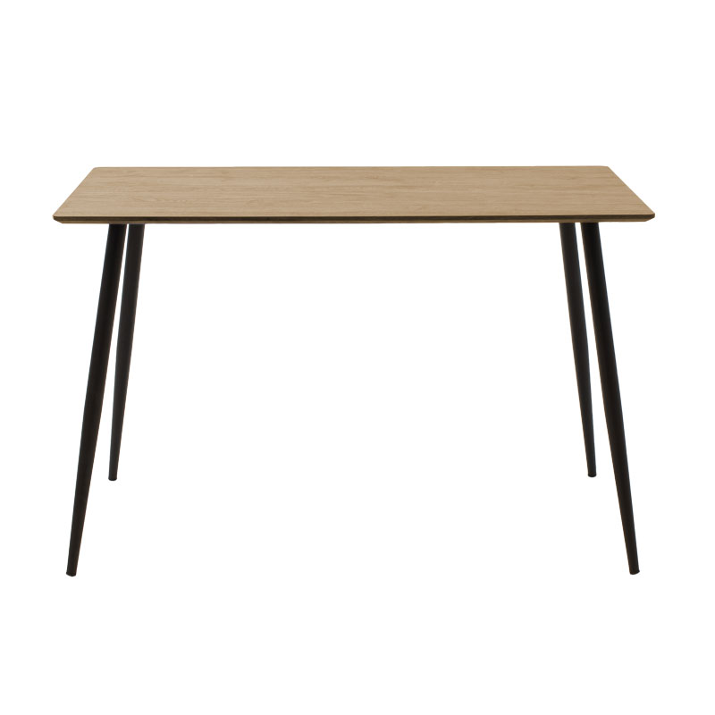 Маса Cuba MDF sonoma-черна 120x70x76см - Image 2