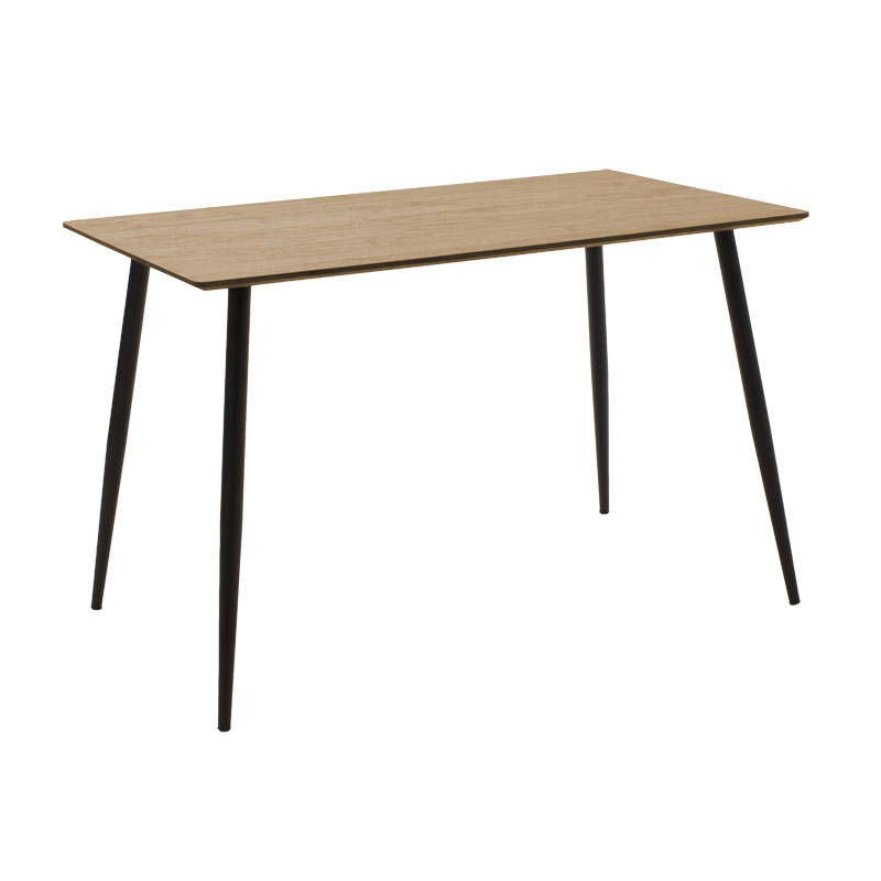 Маса Cuba MDF sonoma-черна 120x70x76см