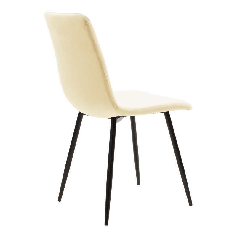 Трапезна маса Natali-Noor от 5 части MDF черно-бежов плат 120x80x76см - Image 3