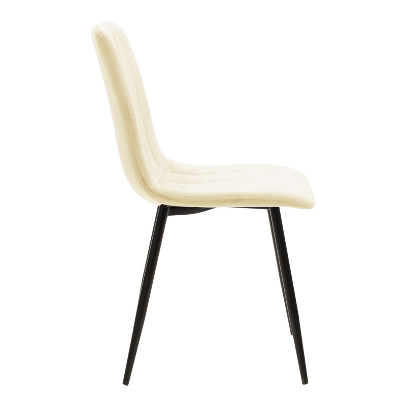 Трапезна маса Natali-Noor от 5 части MDF черно-бежов плат 120x80x76см - Image 4