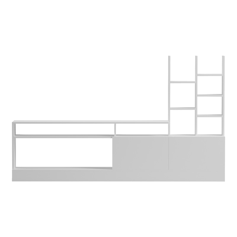 Комплект за хол Seruno бяло 170x25x100см - Image 3