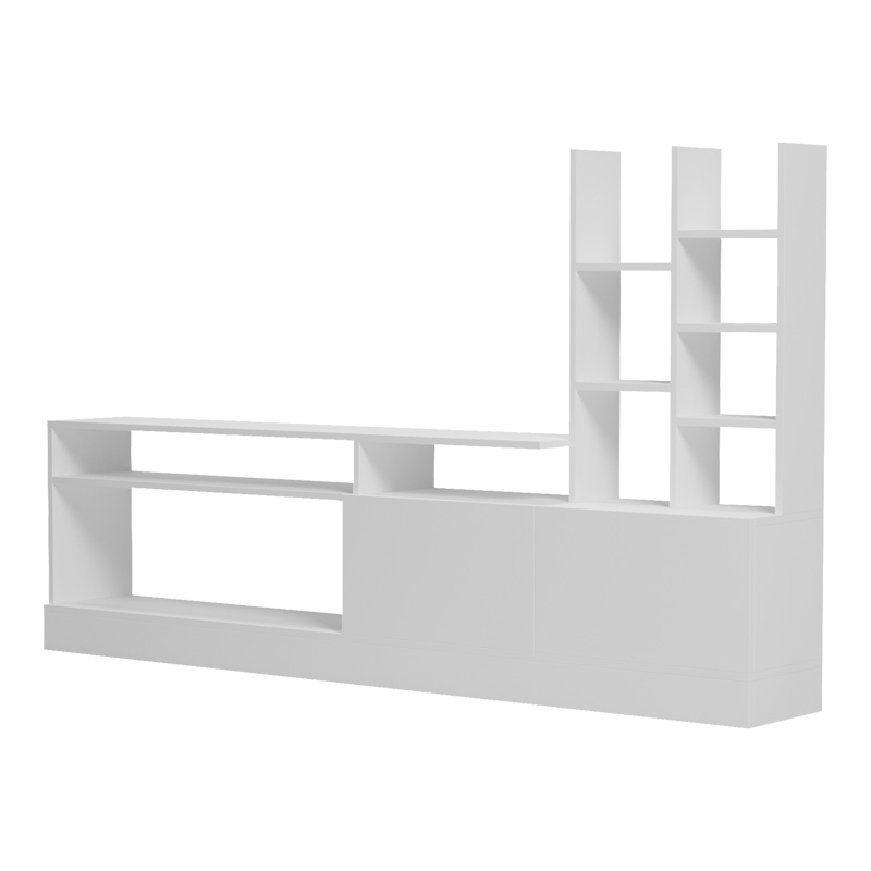 Комплект за хол Seruno бяло 170x25x100см - Image 4