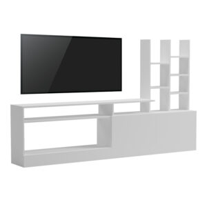 Комплект за хол Seruno бяло 170x25x100см