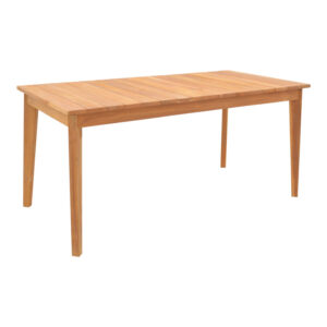 Маса от тиково дърво Ory естествен цвят 160x80x75см