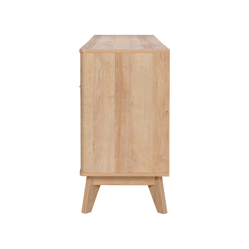 Бюфет Hamea MDF в естествен цвят 150x39.5x73см - Image 6