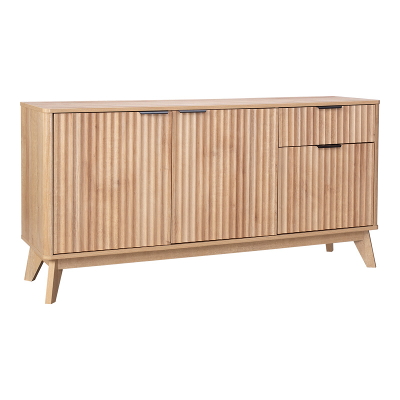 Бюфет Hamea MDF в естествен цвят 150x39.5x73см