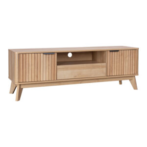 ТВ шкаф Hamea MDF в естествен цвят 145x39.5x49см