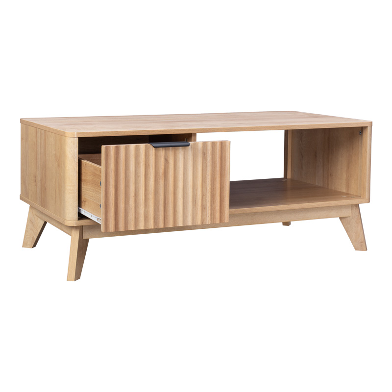 Холна маса Hamea MDF в естествен цвят 110x55.2x45см - Image 3