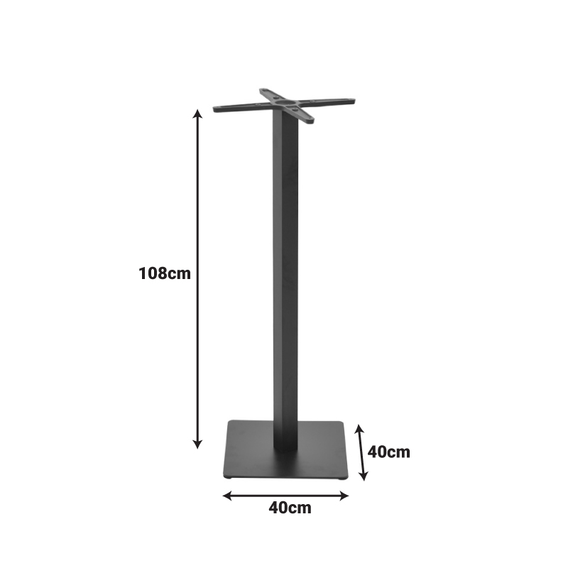 Метална основа за маса Stada в черен цвят Φ40x108см - Image 2