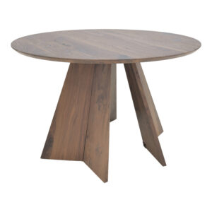 Масичка за бисквити MDF в орехов цвят Φ120x76см