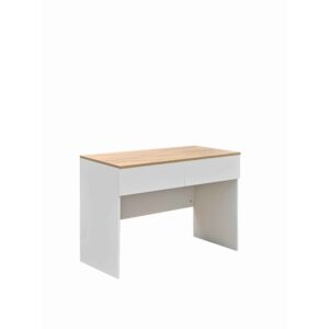 Работно бюро Beleton с чекмеджета, MDF, дъб с бяла сянка, 100x50x75 см