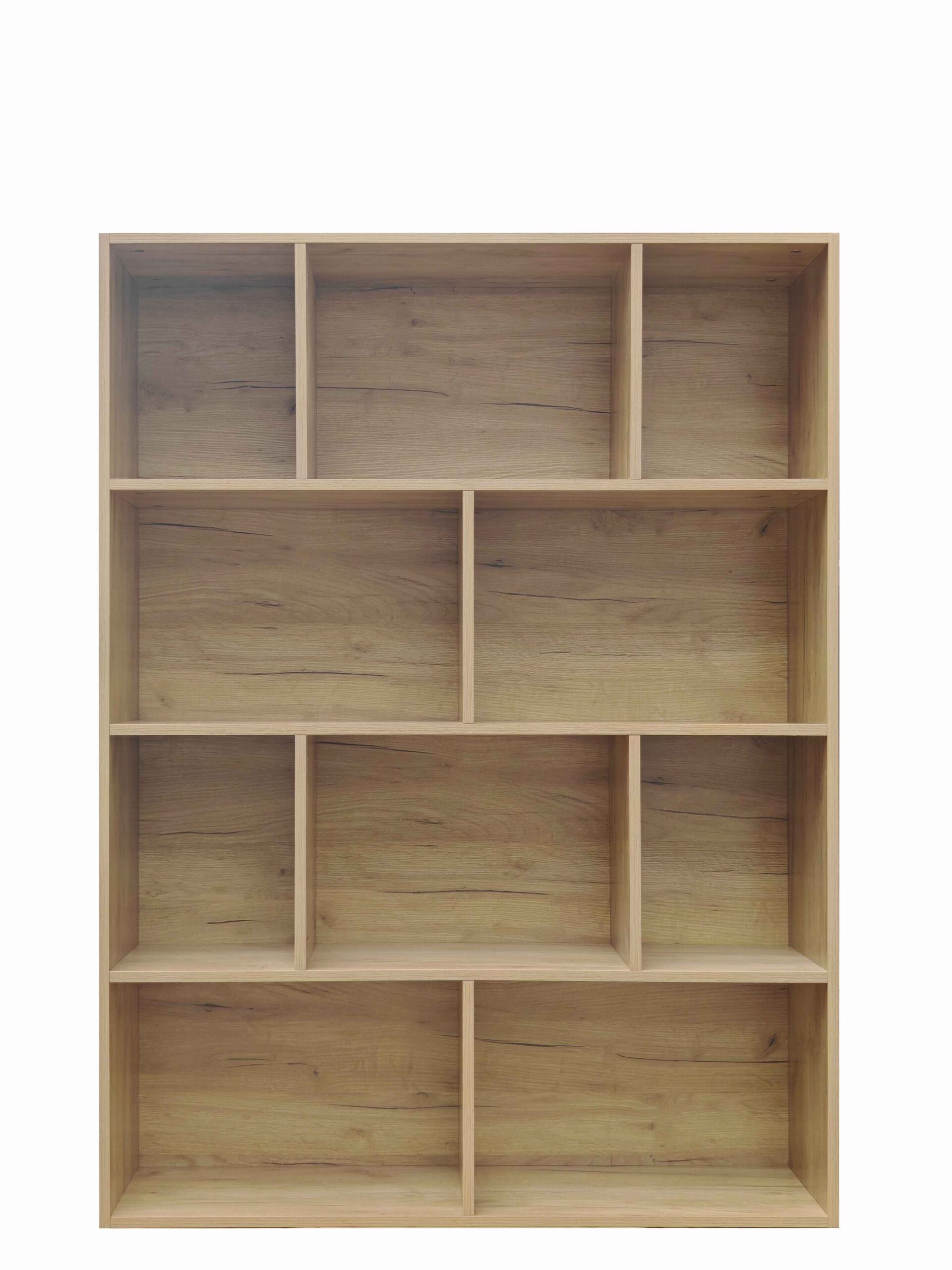 Библиотека Evergin от MDF в дъбов цвят 100x30x135 см