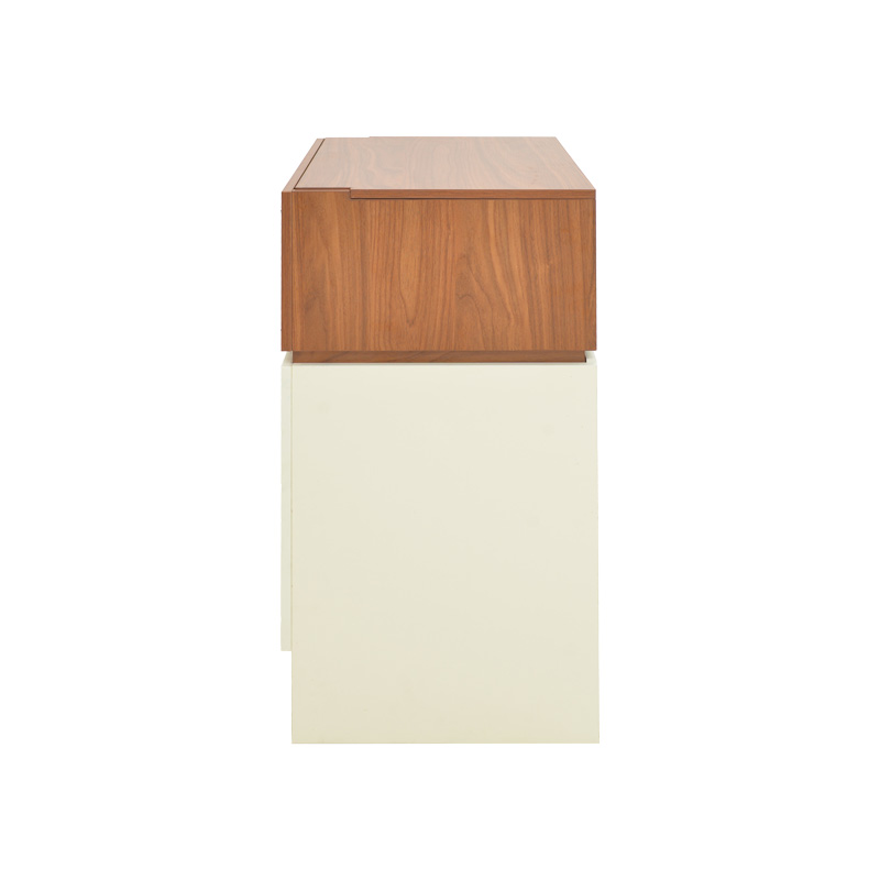 Шкаф за спалня Sonlen в цвят орех-крем 60x45x130 см - Image 5