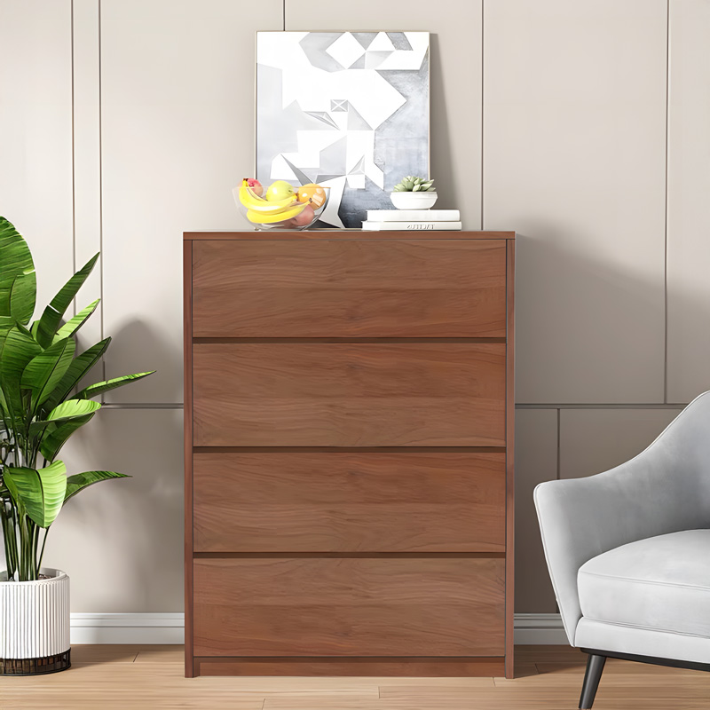Скрин Kuanger от MDF в цвят орех 80x40x80см - Image 3