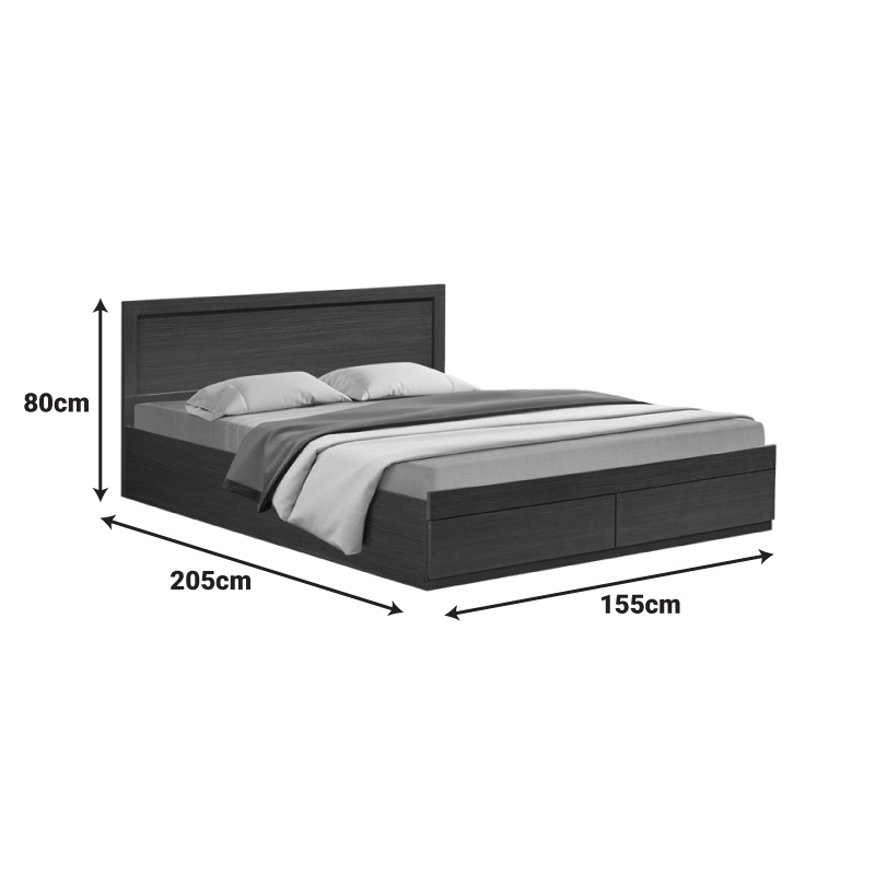 Легло Olympus с чекмедже в цвят венге 150x200см - Image 6