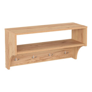 Закачалка за палта Crosta в цвят дъб 80x28x40см