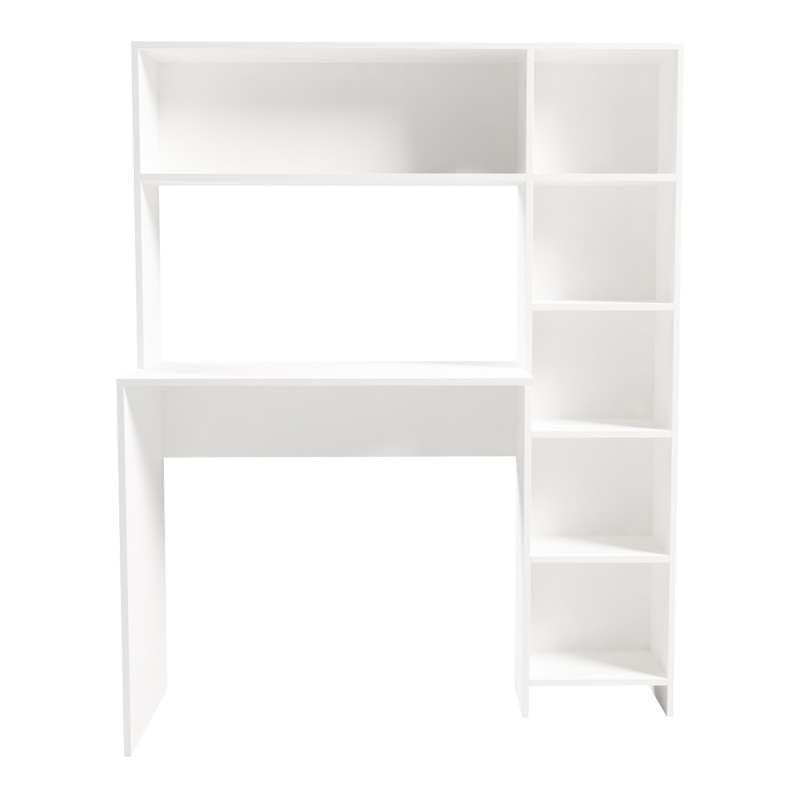 Бюро Janson с етажерка за книги в бяло 113.2x40x141.8 см - Image 2