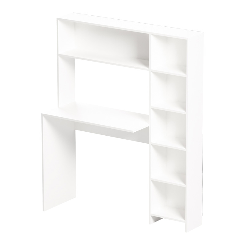 Бюро Janson с етажерка за книги в бяло 113.2x40x141.8 см - Image 3