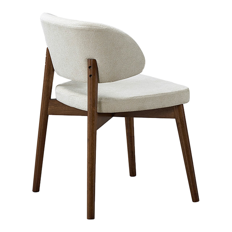Трапезна маса Eleganza-Siena комплект от 7 MDF в орехово-бял цвят 180x99x75.8см - Image 3