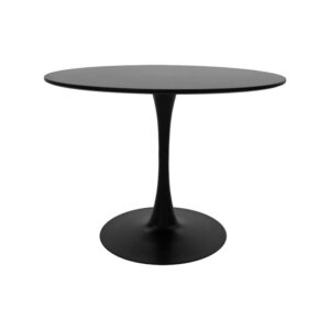 Маса Balou от MDF в черен цвят Φ80x76см